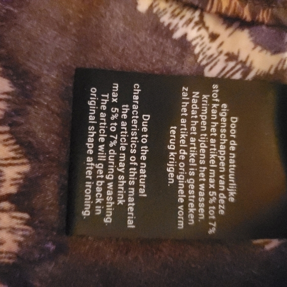 Esqualo Elements Print Long Sleeve Paisley Light Sz. 12 Blouse - Picture 12 of 15